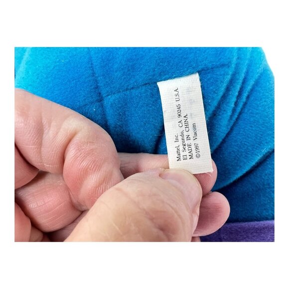 Mattel Rugrats Tommy Pickles Slumber Party 1997 Doll Blue Pajamas Viacom Vintage - Picture 8 of 9